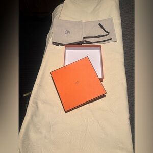 Hermès Original Orange Box with Dust Bags Authentic Luxury Packaging